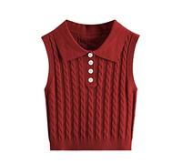 Women's Sleeveless Vest Sweater Plain Argyle Print V Neck Pullover Knitted Tank 2025 Fall Winter Lattice Cotton Polyester Regular Solid Top