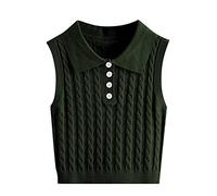 Women's Sleeveless Vest Sweater Plain Argyle Print V Neck Pullover Knitted Tank 2025 Fall Winter Lattice Cotton Polyester Regular Solid Top