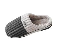 Women's Slide Slipper Memory Foam Cozy Men's Comfortable Cotton Slippers Warm Uk Size For Autumn Winter