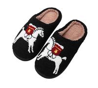 Women's Slide Slipper Soft Fuzzy Sliders Slippers Funny For Women Cartoon Thick Print Comfy Faux Shearling Memory Indoor House Shoes Gift Women/Men/Girls/Boys