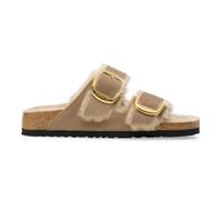 Women's slides Birkenstock Arizona Big Buckle Shearling Beige 37 Narrow