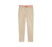 Women's Slim Belted Chino Trousers Tom Tailor Beige 36x34