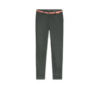 Women's Slim Belted Chino Trousers Tom Tailor Vert 32x30