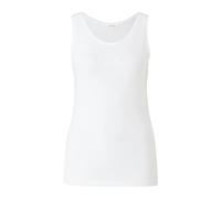 Women's Slim Fit Cotton Blend Tank Top s.Oliver Blanc 48
