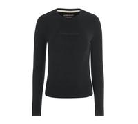 Women's slim fit long sleeve t-shirt with embroidered logo Guess Noir S