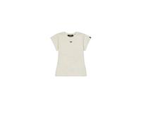 Alpha Industries Women's World Slim T-Shirt, Stone, XL