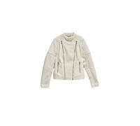 Women's Slim Suede Effect Jacket Salsa Jeans Beige XL