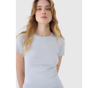 Women's slim T-shirt with modal 4F 4FWSS25TTSHF1995-34S