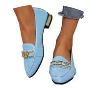 Women's Slip On Ballet Sporty Comfortable Non Slip Casual Footwear for Everyday Wear and Versatile Outfits n55 Sky Blue