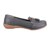Slip On Casual Leather Loafer / Deck / Boat Shoes / Sandals ABSOLUTE FOOTWEAR Grey 4
