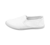 Women's Slip-On Flat Canvas Shoes, Breathable Casual Shoes for Women, Lightweight Sports Shoes for Walking and Everyday Use