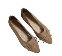 Women's Slip On Flat Walking Ballerina Casual Work Office Comfortable Cute Shoes Ladies Flat PumpsLoafers Ballet Ballerina Comfortable Dressy Pointed Toe Dolly Shoes Khaki