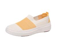 Women's Slip On Loafers Breathable Knit Mesh Flat Sports Shoes Breathable | Laceless Easy On Off Walking Flats for Daily Wear, Travel, Commuting, Shopping, Work, Office, Weekend, Indoor and Outdoor