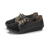 Women's Slip on Loafers, Casual Boat Shoes Sneakers, Soft Bottom Comfort Walking Flats,uk3.5,Black