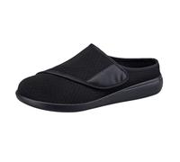 Womens Slip-on Mesh Mules Size 5.5 Orthopedic Breathable Recovery Shoes for Fasciitis Comfy Lightweight Velcro Arch Support Clogs with Adjustable Strap Durable Non-Slip Slippers for Woman Black