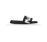 Women's Slip-On Rubber Sandals - female - Alexander McQueen - Sliders - Black - 6 UK - Shoes 6 UK
