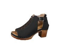 Womens Slip On Sandals Sandal Women Heels Mid Low Block Heel Sandals With Adjustable Buckle Designed Elegant Holiday Open Toe Sandal Comfortable Summer Shoes For Outdoor Prom Party