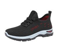 Womens Slip-On Trainers Arch Support Memory Foam Walking Trainers Lightweight Breathable Mesh Athletic Running Sneakers Anti Slip Chunky Orthopedic Sports Shoes Comfy Plantar Fasciitis Sneaker Black