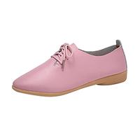 Womens Slip On Trainers Lace-Up Casual Shoes with Memory Foam Lightweight Comfortable Wedge Waterproof Rain Boots Air Cushion Arch Support Running Fashion Ladies Pink