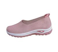 Womens Slip On Walking Shoes Lightweight Comfort Breathable Travel Workout Go Walk Sneakers Mesh Upper Blue Purple Green Sky Blue White Navy Brown Gray Orange Green Size 4.5 5 5.5 6 6.5 7 7.5