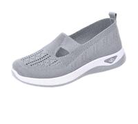 Women's Slip-On Walking Shoes Mesh Breathable Lightweight Casual Sneakers Work Gym Running Training Shoes Summer Sport Outdoor Shoes Orthopedic Shoes Walk Pro Wide Fit Trainers Mother Shoes Clearance