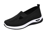 Women's Slip-On Walking Shoes Mesh Breathable Lightweight Casual Sneakers Work Gym Running Training Shoes Summer Sport Outdoor Shoes Orthopedic Shoes Walk Pro Wide Fit Trainers Mother Shoes Clearance