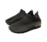 Women's Slip-On Walking Shoes Mesh Breathable Lightweight Casual Sneakers Work Gym Running Training Shoes Summer Sport Outdoor Shoes Orthopedic Shoes Walk Pro Wide Fit Trainers Mother Shoes Clearance