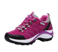 Womens Slip Trainers air Cushion Athletic Sneakers Fashion Platform Leather Quick Drying Shoes Casual dad Streetwear Summer Sport Outdoor Fitness Hot Pink