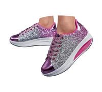 Womens Slip Trainers Trail Running Sneakers Zero Drop Sole Shoes comforble Walking Chunky Colorful Lifestyle Sparkly Wide fit Women's for Size Pink