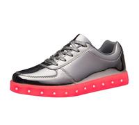 Womens Slip Trainers Walking Shoes with Memory Foam Platform Classic Sneakers Breathable Running Ladies Fashion Silver