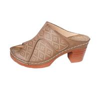 Womens Slipper,Glam Open Toe Strappy Sandal Slippers For With Chunky Heel - Lightweight Everyday Casual Slippers For Home And Outings