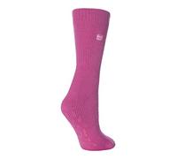 Womens Slipper Sock Heat Holders The Ultimate Thermal Sock Size 4-8 (Pink)