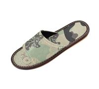 Women's Slippers Abstract Camo Flower Summer Open Toe Travel House Slippers