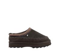 EMU Australia - Sharky Adventure Scuff Womens Suede Slipper, Dark Olive, UK 6