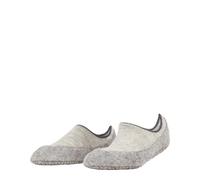 FALKE Women's Cosyshoe Invisible W HP Wool Grips On Sole 1 Pair Grip socks, Grey (Light Grey Melange 3204), 5.5-6.5