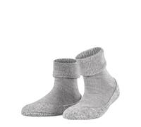 FALKE Women's Cosyshoe W Hp Wool Grips On Sole Grip socks 1 Pair, Grey Light 3400, 4/5 UK