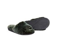 Women's Slippers Genuine Leather Sheepskin House Shoes Wool Lined D010
