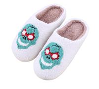 Womens Slippers Halloween Christmas Flat Shoes Soft Plush Comfy Warm Ladies Slippers Slip On Cute Preppy Stuff Indoor and Outdoor Halloween Shoes