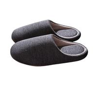 Womens Slippers House Shoes Memory Foam Slippers Mute Slipper Female Indoor Home Non Floor Soft Bottom Japanese Silent Household Cotton Slipper Fall Winter Shoes Footwear (Grey, 6)