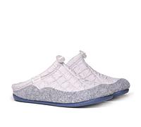 Women's slippers in felt and fabric - MEL-UM - Perle, 41 EU - 8 UK