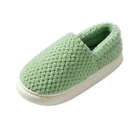 Womens Slippers Indoor Shoes for Women Thermal Slippers Women Winter Couples Warm Baotou Cover The Heel Plush Soft Bottom Comfortable Solid Color Flat Cotton Slipper Winter Slipper Orthopaedic