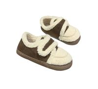 Women's Slippers Indoor Shoes for Women Warm Slippers for Winter Warm with Velvet All Wrapped Root Thick Retro Cotton Slipper Heated Slipper Indoor Shoes (Coffee, 6-6.5)