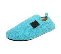 Women's Slippers Men Ladies Couples Winter Solid Colour Soft Bottom Closed Back Thickened Velvet Warm Cozy Indoor Slippers