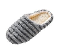 Women's Slippers Men's Winter Warm Slippers Japanese Spring Winter Couple Mute Soft Floor Home Slippers Men Women Wooden Floor Non-Slip Silent Cotton Slippers, c, 7 UK