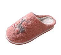 Women's Slippers Open Warm Couples Home -On Keep Winter Furry Flat Toe Plush Shoes Women Slipper Womens Comfy Extra Wide Fit for Flats Puffy Funky Mens Size 9.5 Nanny Personalised Gifts A Lady
