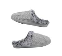Womens Slippers Size 5 Women's Warm Slippers Soft And Comfortable Warm Your Feet In Winter Christmas Fuzzy Socks for Girls - 3 Pairs of Women Cabin Slipper (Grey, 8)