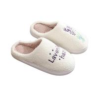 womens slippers, slipper boots, Fashionable Indoor Thick Plush Lady Slippers For Fall/Winter Warmth And Comfort Cute