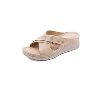 Womens Slippers Summer Beach Shoes Ladies Slippers Thick Sole Women Wedges Shoes Summer Holiday Slipper