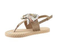 Women's Slippers, Summer Elegant with Bow, Sandals, Platform Toe Separator, Women's Summer Flip Flops, Wide Feet Slippers, Slip-On Flip-Flop, Flat Slippers, Breathable Summer Slippers, Beach Sandals