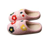 Women's Slippers Winter Comfortable Slippers Elegant Closed Front | Women's Slippers Warm Lined House Slippers Plush Home Shoes Soft Non-Slip House Slippers Platform Slippers